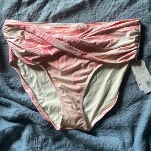 NWT Calia Swim High Rise Cross Cross Bottom